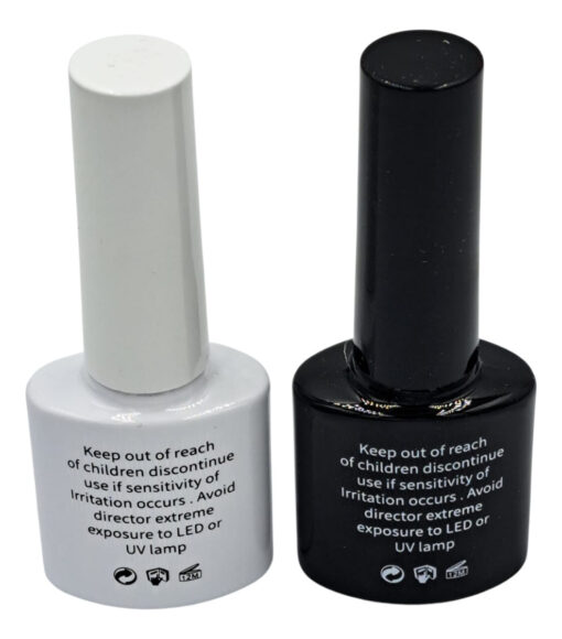 Gel Miss Cherry Blanco Y Negro Pack Con 12 Pz_1