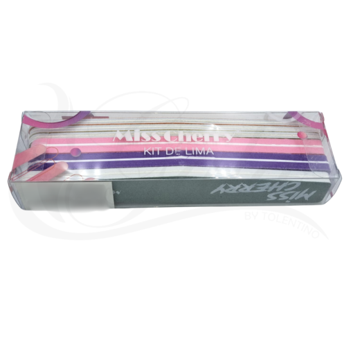 Kit Limas para uñas MISS CHERRY estuche 6pz sponge paquete_3