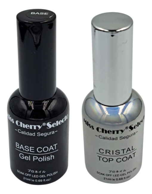 Base Y Top Cristal Miss Cherry 21ml Para Gel Semipermanente_0